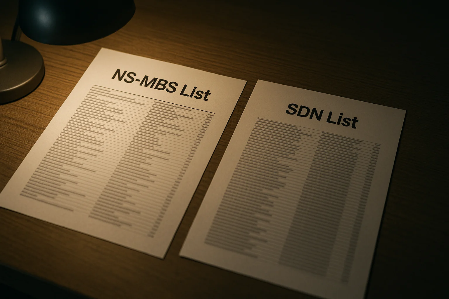 NS-MBS List: What Are Menu-Based Sanctions?
